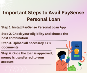 Steps to avail PaySense personal loan